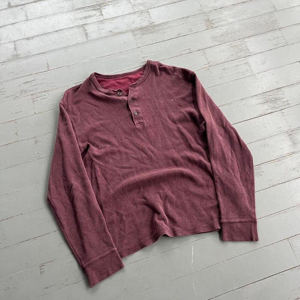 Sonoma Old Money Y2K Henley Longsleeve Shirt
